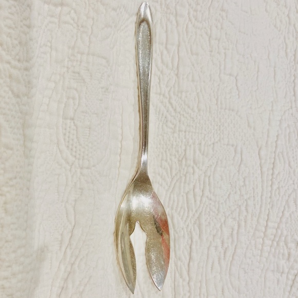 D5- Vintage 1960's Serving Utensil (Spork) by Meriden Silverplate - Picture 2 of 6